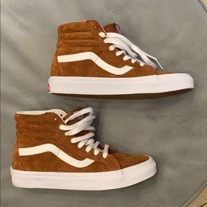 Vans® SK8-Hi Reissue High-Top Sneakers Brown Suede